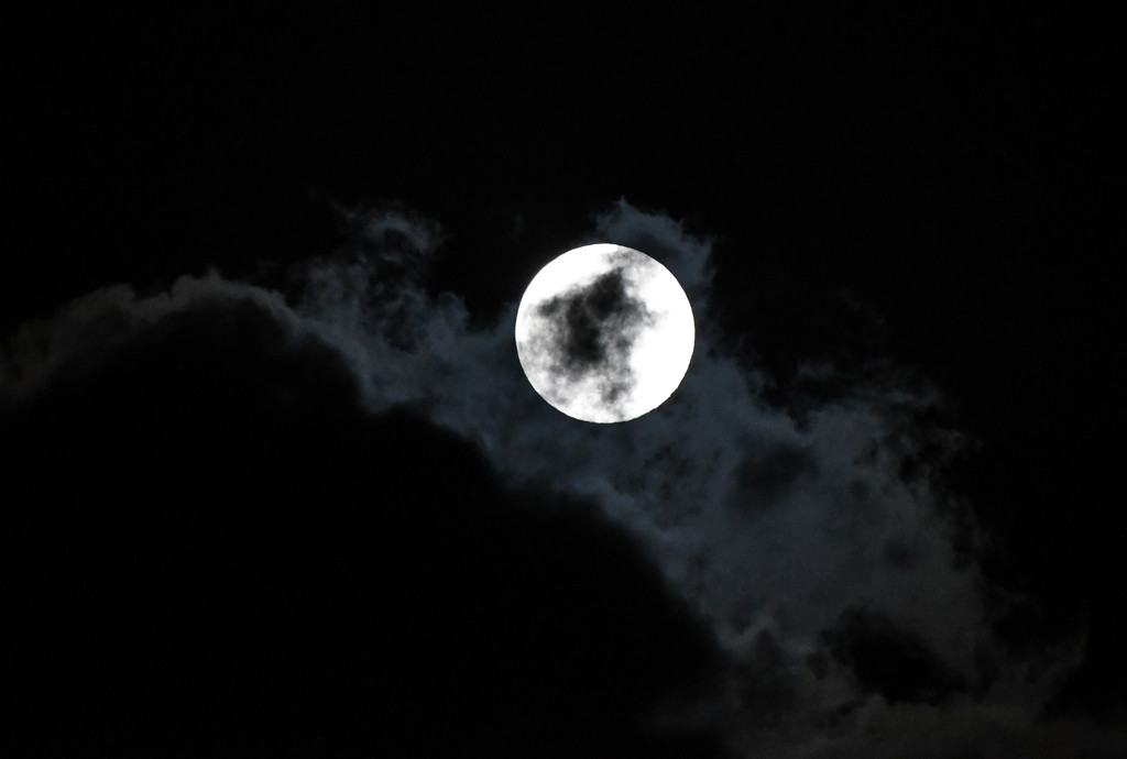 Cloud Over Moon by kareenking