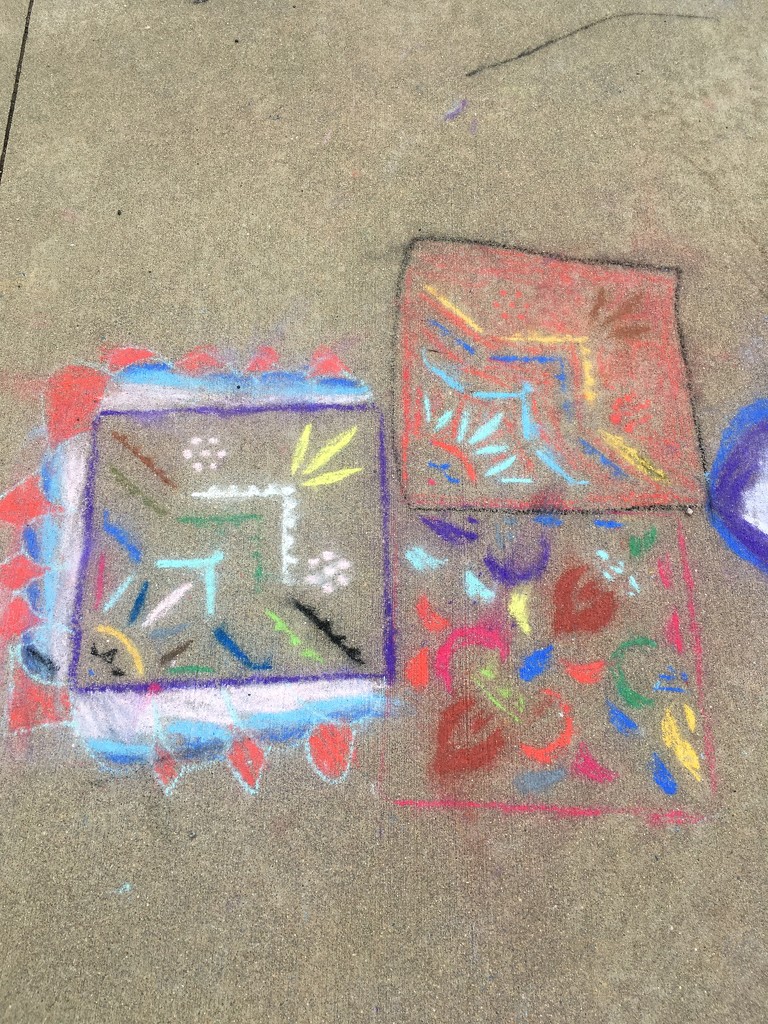 playground chalk paintings by wiesnerbeth