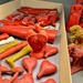 Red wax hearts.  by cocobella