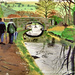 A walk by the canal (painting) by stuart46