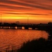 Spectacular sunset along the Battery in Charleston  by congaree