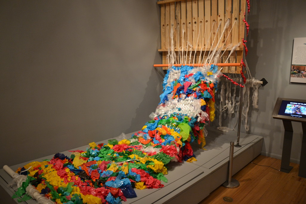 Ocean plastic at Santa Fe’s Museum of International Folk Art by louannwarren