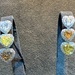 Heart earrings.  by cocobella