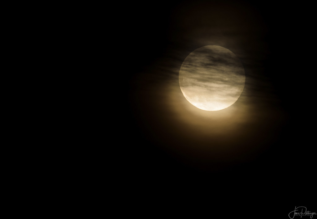 Clouds Covering the Moon and Hiding Jupiter by jgpittenger