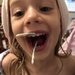 She takes flossing very seriously by mdoelger