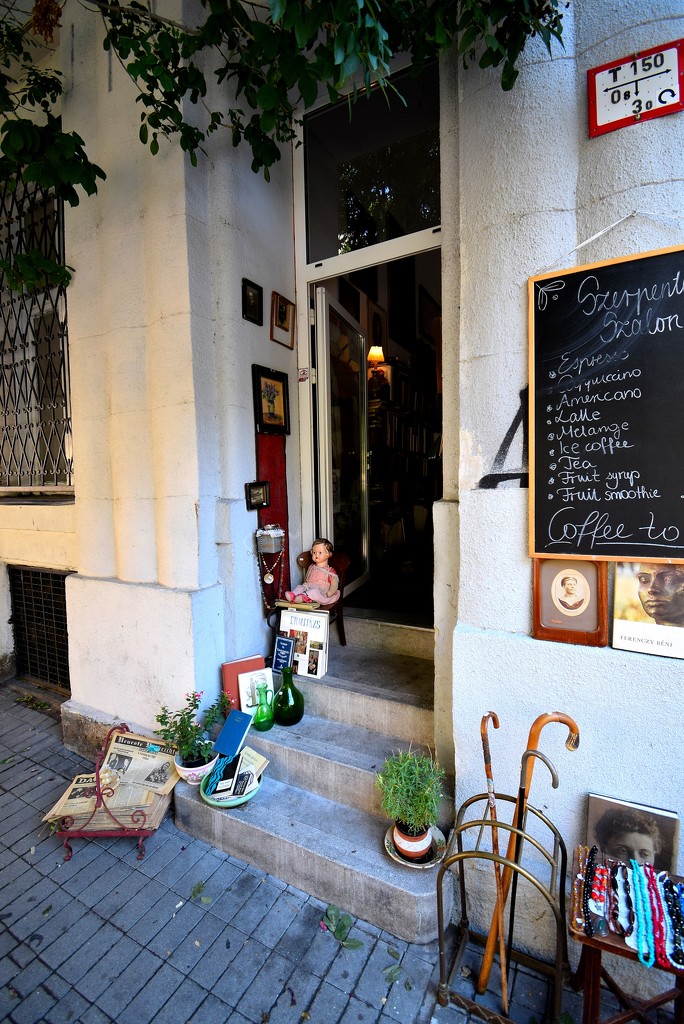 Antique shop and café by kork