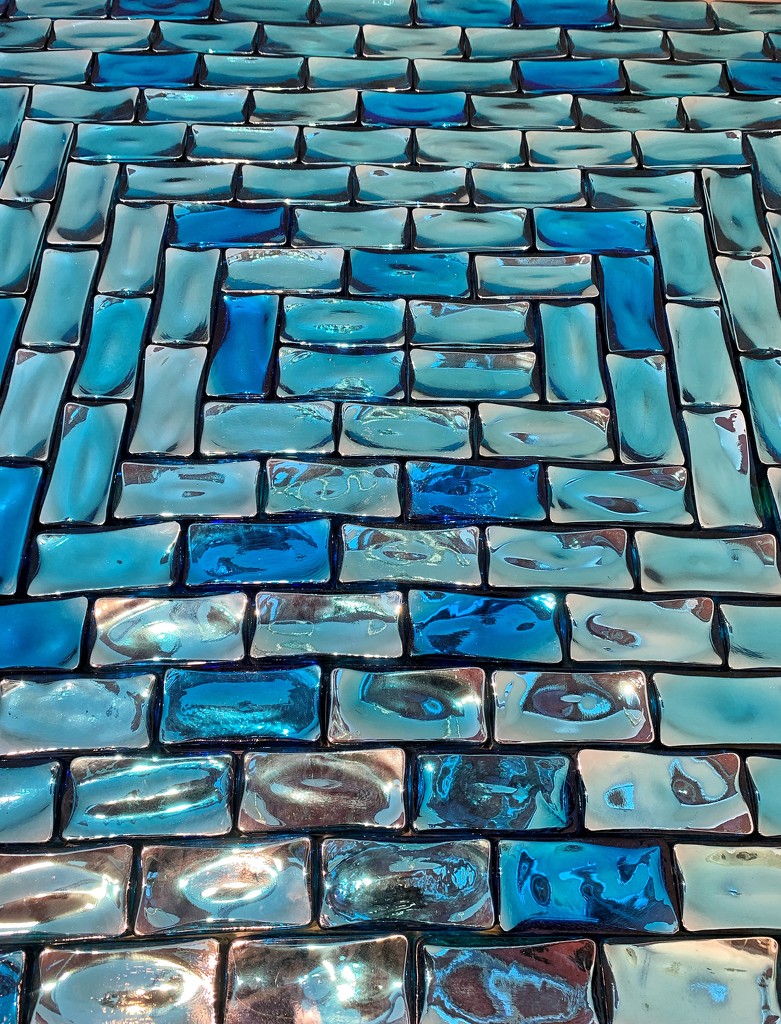 Blue tiles.  by cocobella
