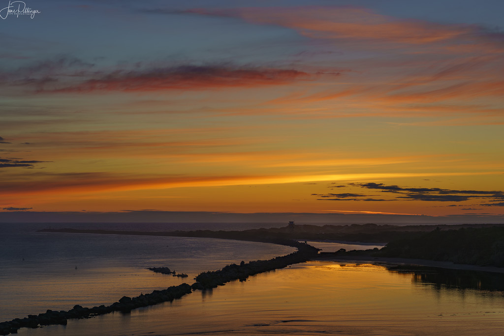Harbor Vista Sunset by jgpittenger