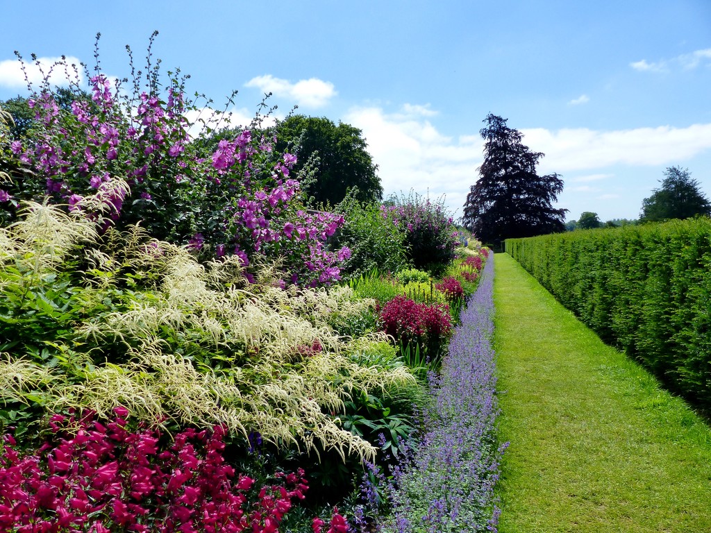 Herbaceous Border Oxburgh Hall by foxes37