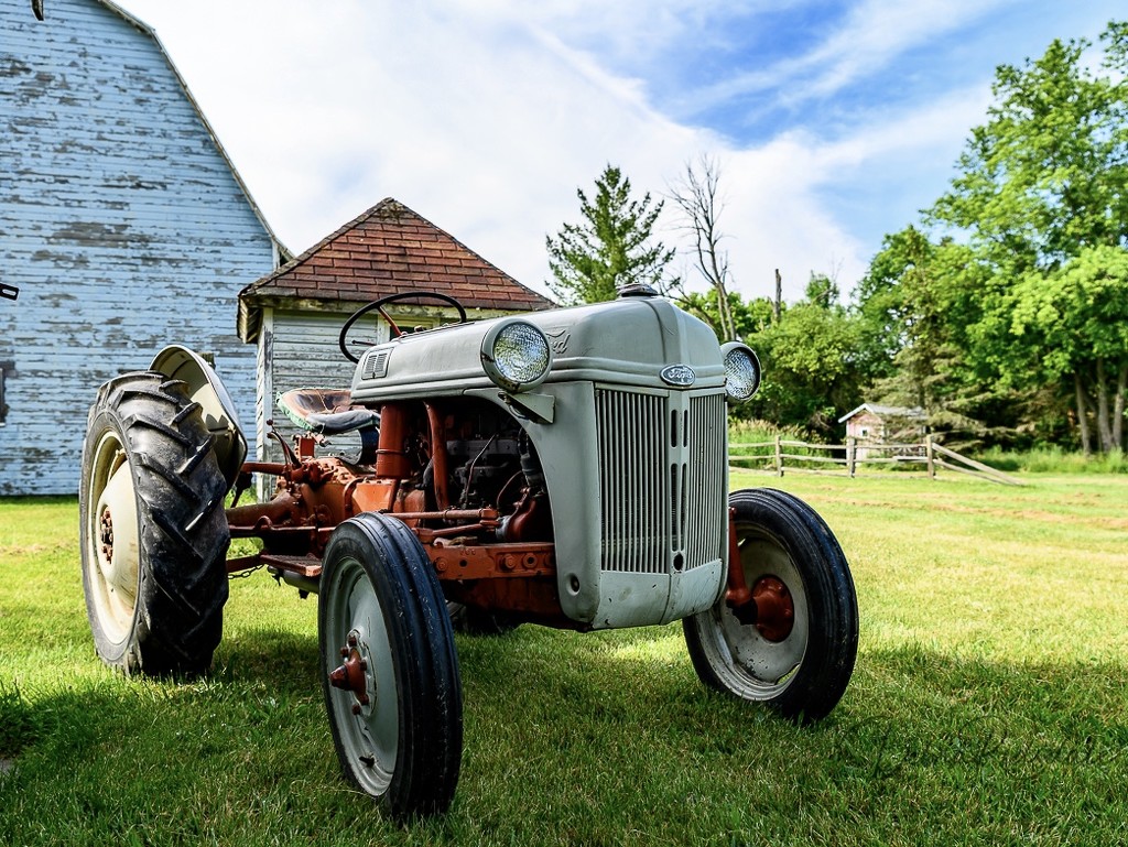 Old Ford Tractor by dridsdale
