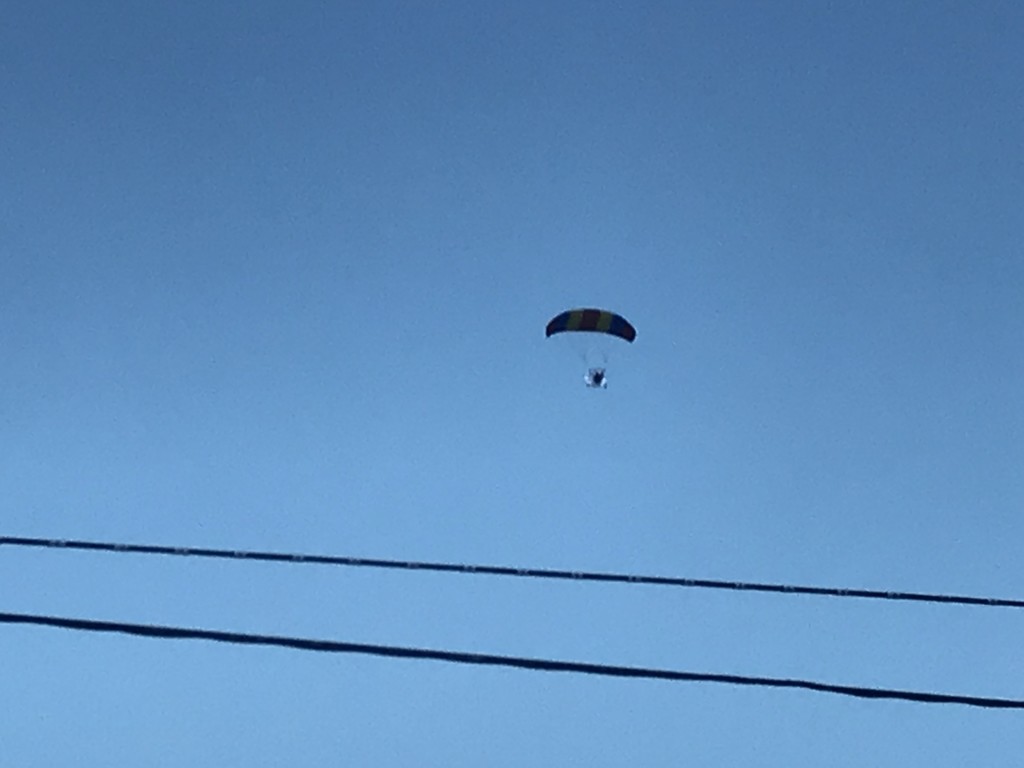 Sky Divers on my drive home  by gratitudeyear