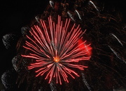 4th Jul 2019 - Red fireworks