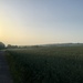 Haze over the fields before a hot day by ninihi
