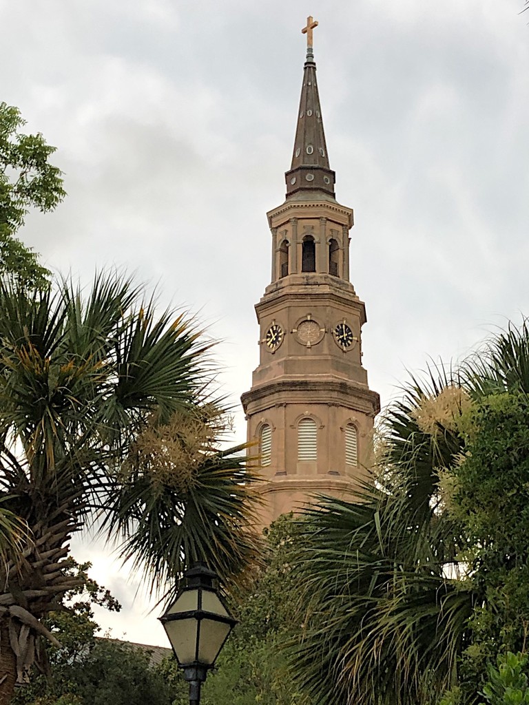 St. Philip’s Church steeple, historic district, Charleston by congaree
