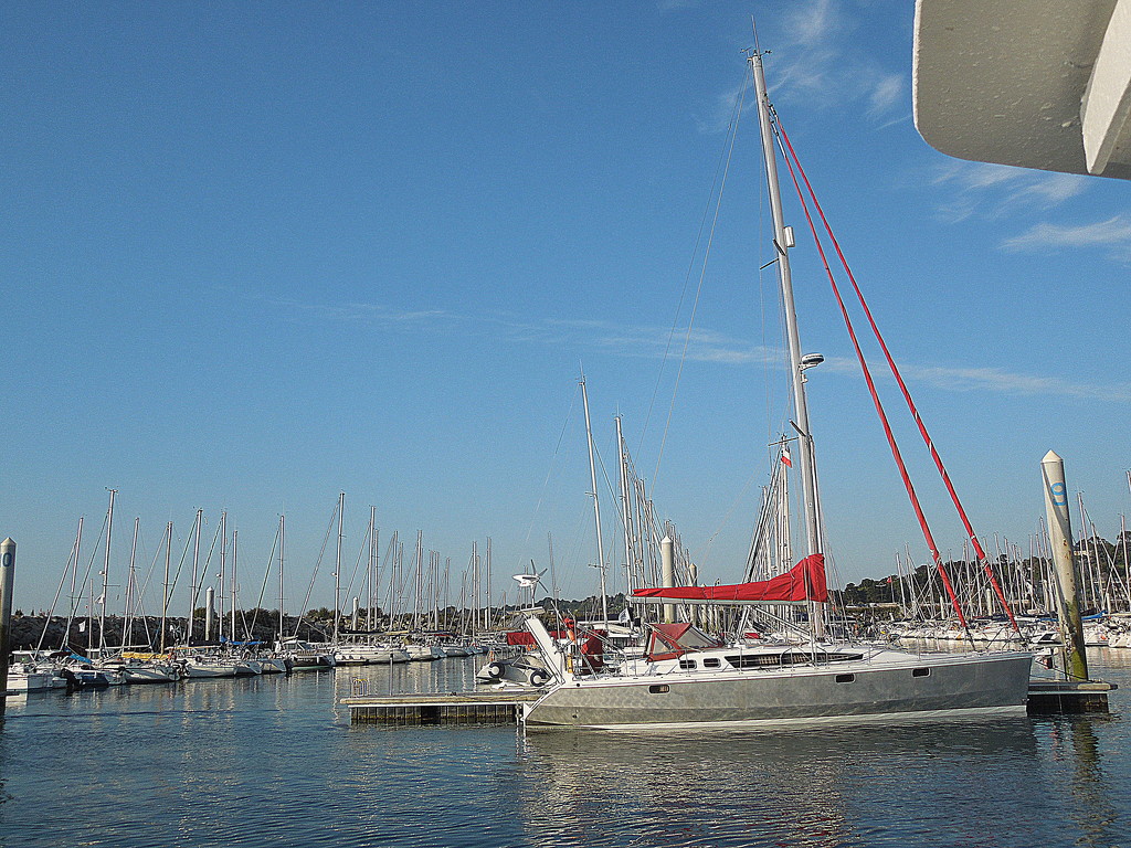 Saint Quay Portrieux : the sailboats harbor by etienne