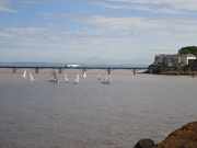 10th Jul 2019 - yachts on the water at clevedon 