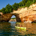 Kayaking at Pictured Rocks by dridsdale