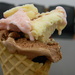 Neapolitan Ice Cream Cone  by sfeldphotos
