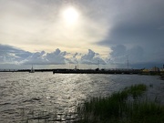 17th Jul 2019 - High tide on the Ashley River at The Battery, Charleston