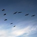 Graceful pelicans soaring overhead:  a common sight along The Battery in Charleston by congaree