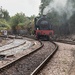 Steam up at Mid-Norfolk line by padlock