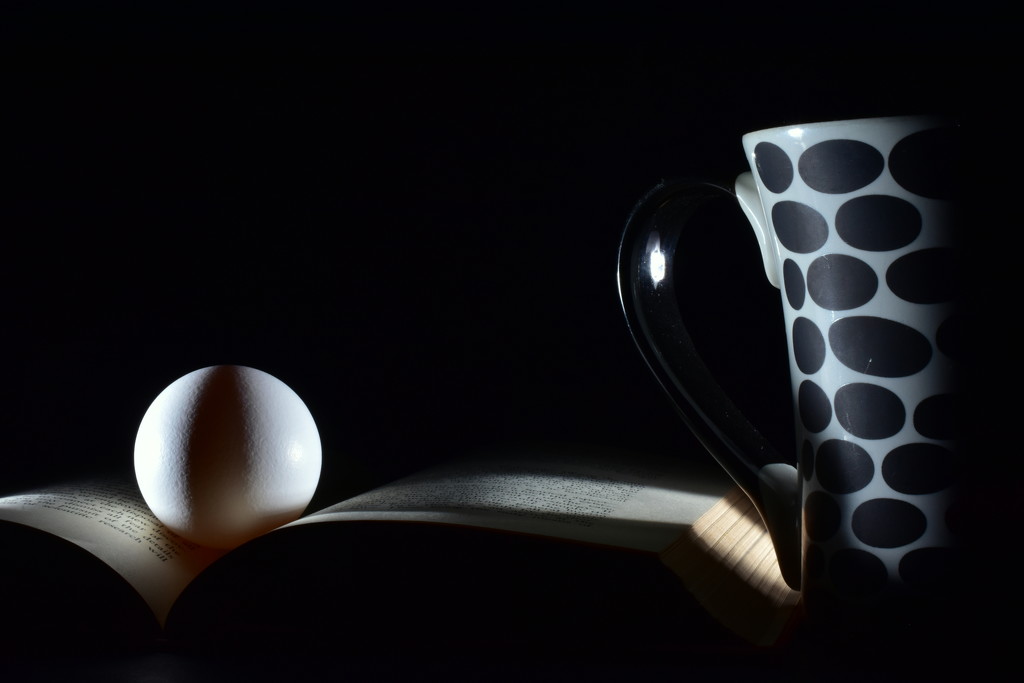 Egg, book, & mug by jayberg