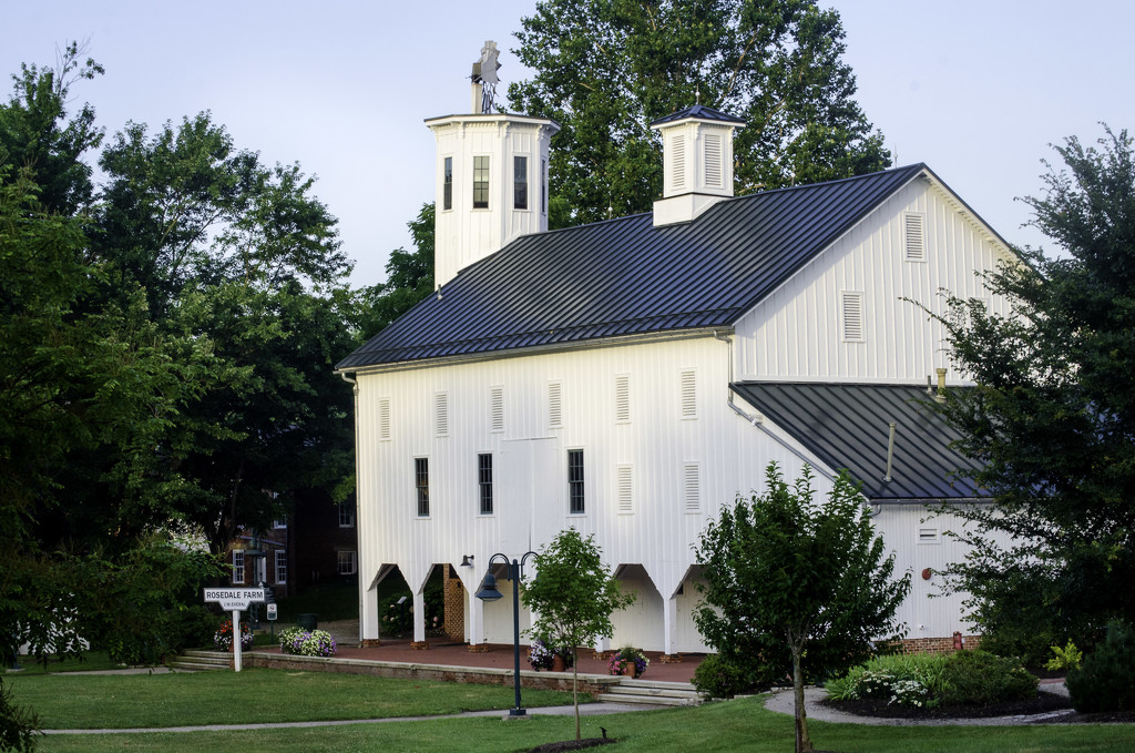 Morning Reflection on Everal Barn by ggshearron