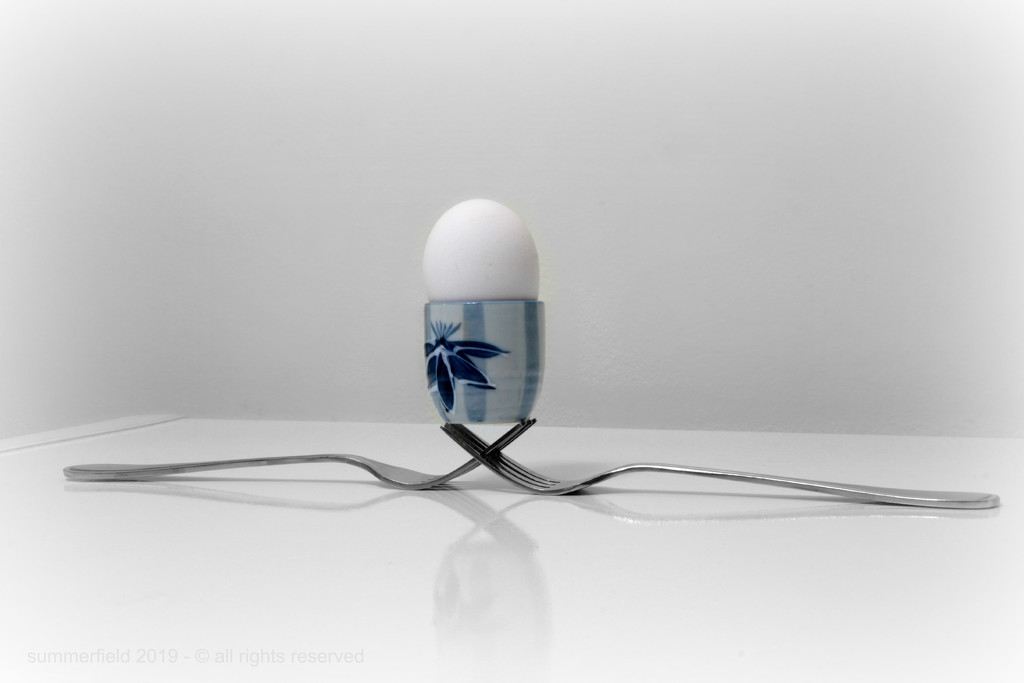 an eggsample of a balancing act by summerfield