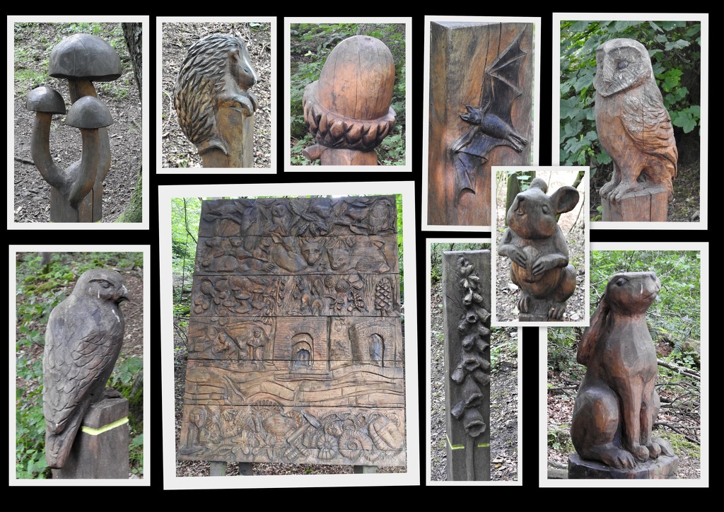  Sculpture Trail - Grin Woods by oldjosh