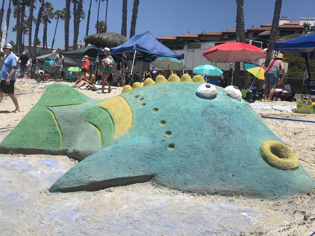 Sand Sculpture: Fish by jnadonza