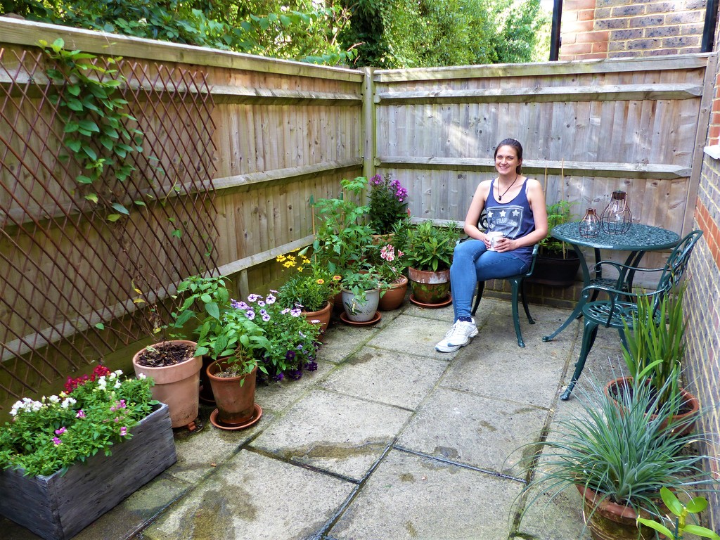 Martha in her Garden  by susiemc