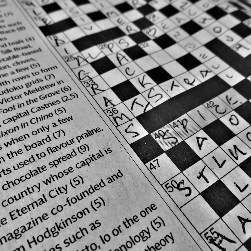 Crossword puzzler by countrylassie