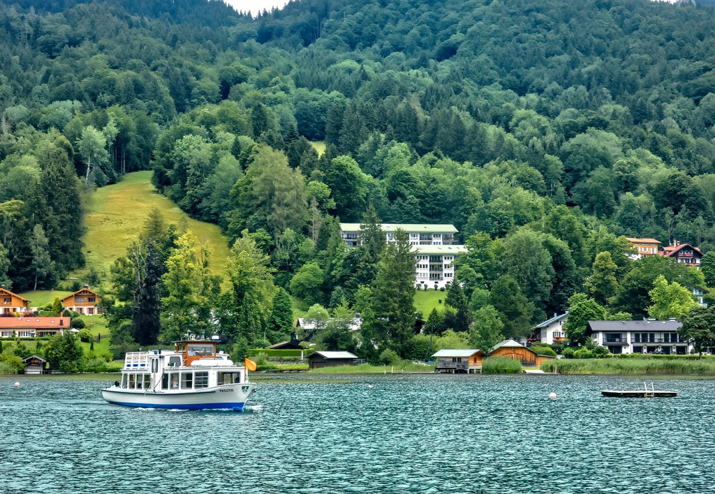 The Ferry on Lake Tegernsee by ludwigsdiana