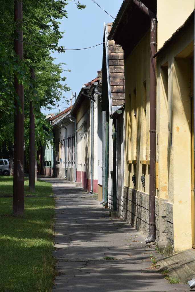 row of buildings by kork