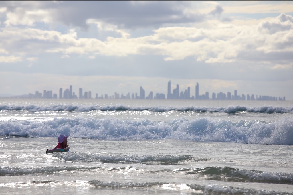 Surfing on the Gold Coast by foxes37