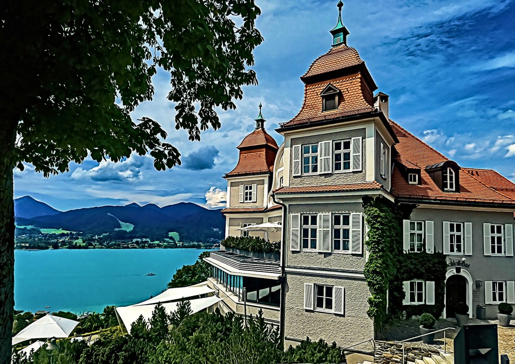 Hotel on Lake Tegernsee by ludwigsdiana
