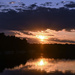 Sunset Over Webb Lake by kareenking