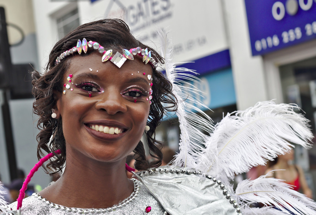 Leicester Caribbean Carnival Smile by phil_howcroft