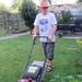 Mowing the lawn by lellie