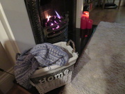 4th Jan 2019 - Knitting by the fire