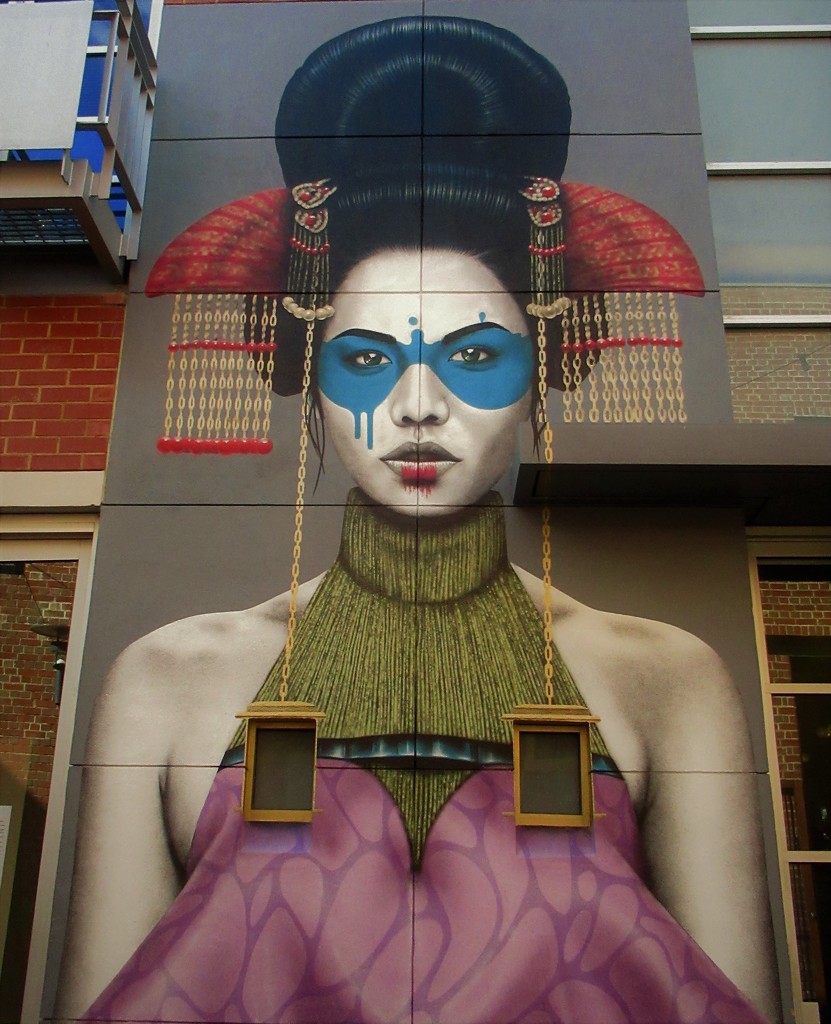 Adelaide City mural by robz