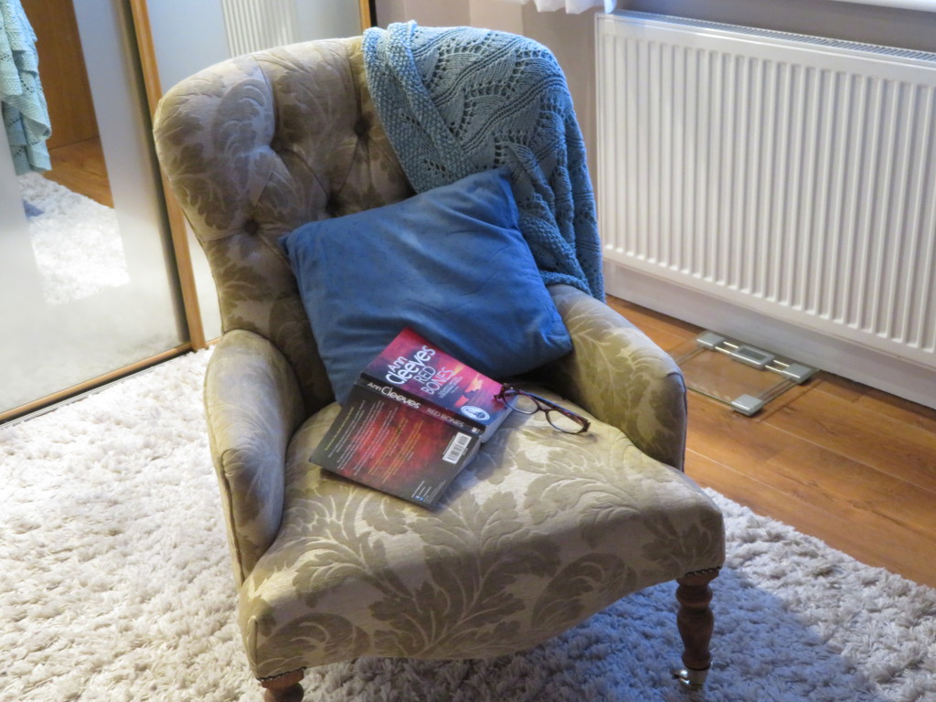 My bedroom reading chair by lellie