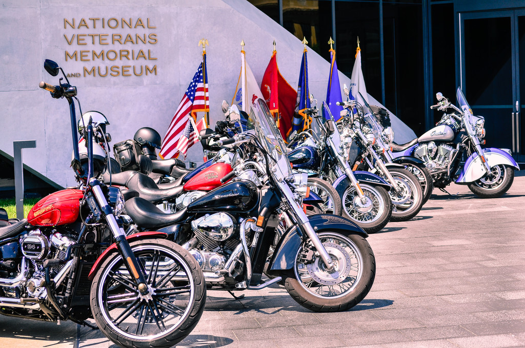 Veteran's Bikes on Display by ggshearron