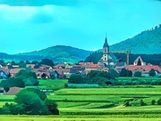 14th Aug 2019 - A village in Alsace