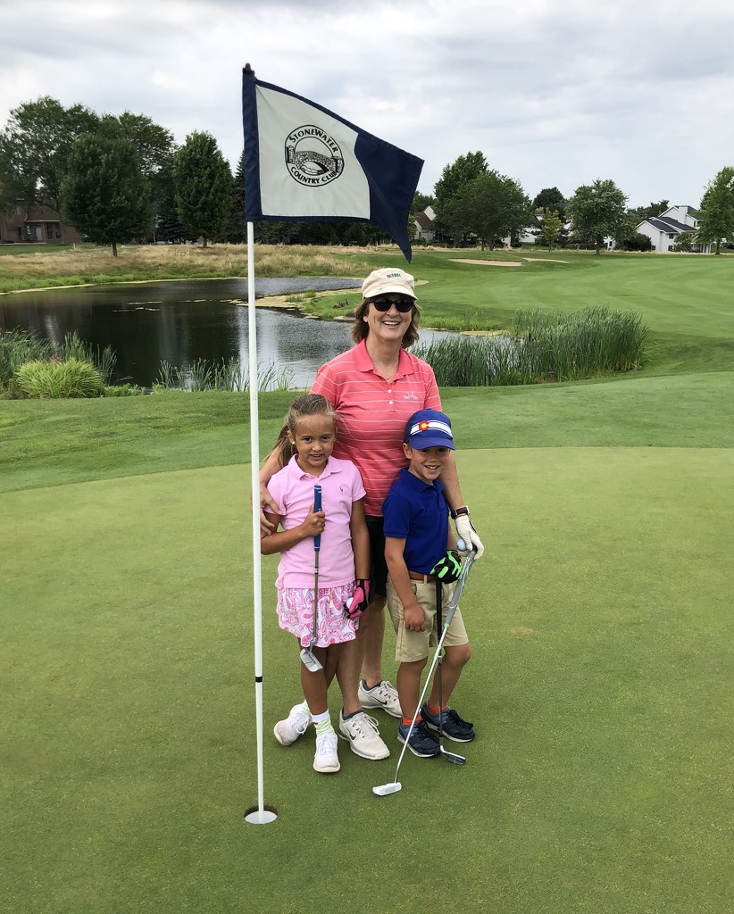 Birthday golfing with grandkids  by dridsdale