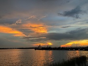 15th Aug 2019 - Sunset after a storm, Ashley River, Charleston