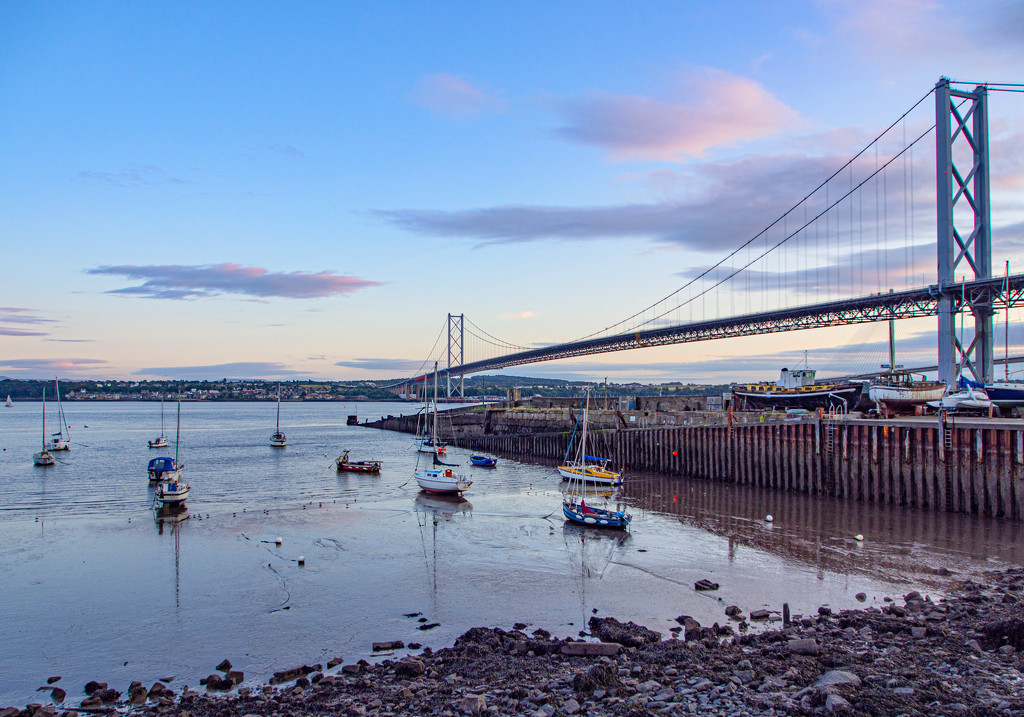 Forth Road Bridge from Nth Queensferry by frequentframes