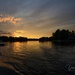 Sunset on Lake Lancer (Michigan) by dridsdale