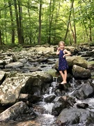 20th Aug 2019 - I took us on a hike. We got lost. But at least we found a pretty stream to wade in. 