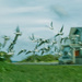 Flight of the Gulls by helenw2